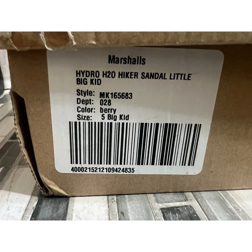 Merrell Hydro H2O Hiker Sandal Kids Shoes Purple Size 6